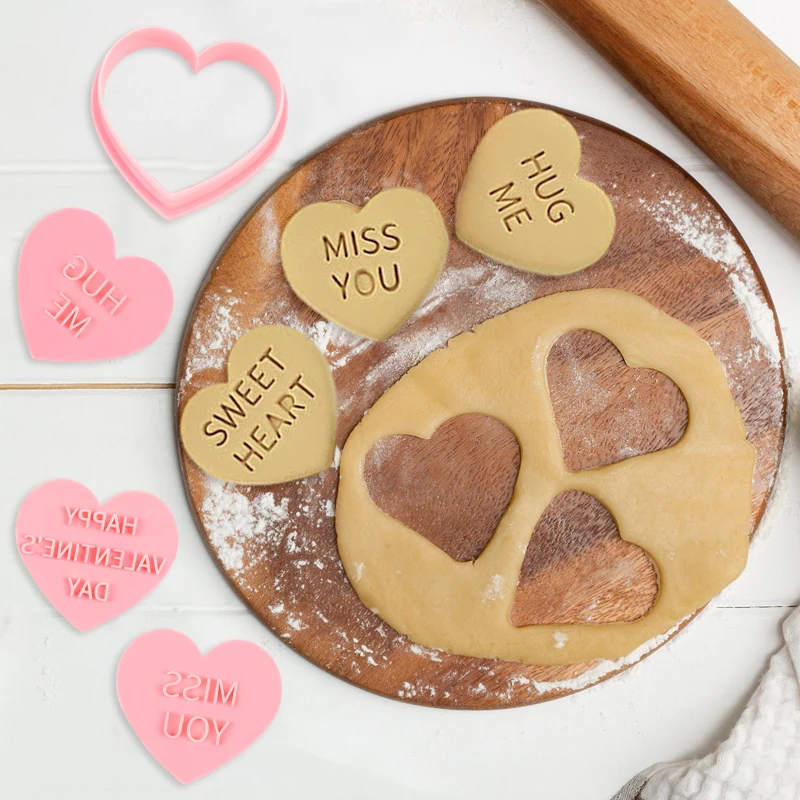 11pcs/set Plastic Heart-shaped Mold LOVE Blessings Cookie Cutter Biscuit Sugar Pastry Cake Valentine's Day DIY Baking Tools
11pcs/set Plastic Heart-shaped Mold LOVE Blessings Cookie Cutter Biscuit Sugar Pastry Cake Valentine's Day DIY Baking Tools