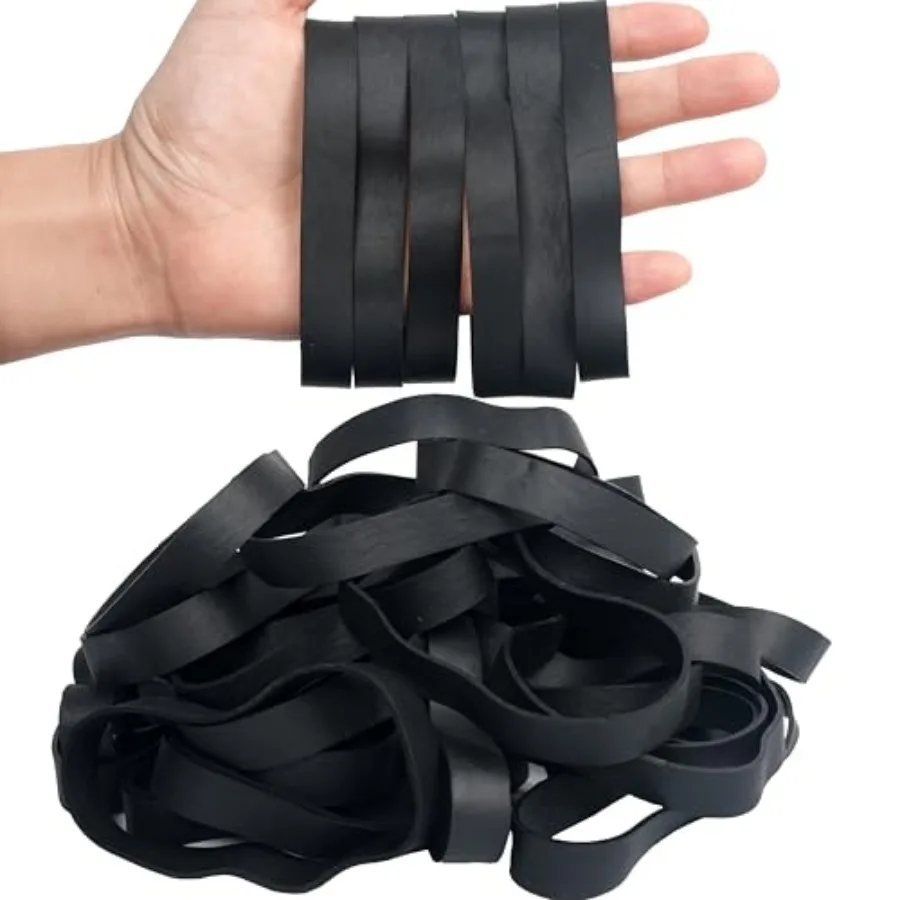 -Rubber Bands 40 Pcs size#105 Big black rubber band large Elastic Band rubber bands office supplies Heavy Duty wide Strong Elas
-Rubber Bands 40 Pcs size#105 Big black rubber band large Elastic Band rubber bands office supplies Heavy Duty wide Strong Elas