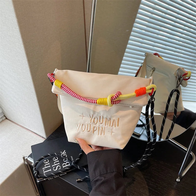 Macaron Color Korean Style Fashion Lightweight Embroidered Letter Bucket Bag Texture Shoulder Crossbody Bag Versatile
Macaron Color Korean Style Fashion Lightweight Embroidered Letter Bucket Bag Texture Shoulder Crossbody Bag Versatile