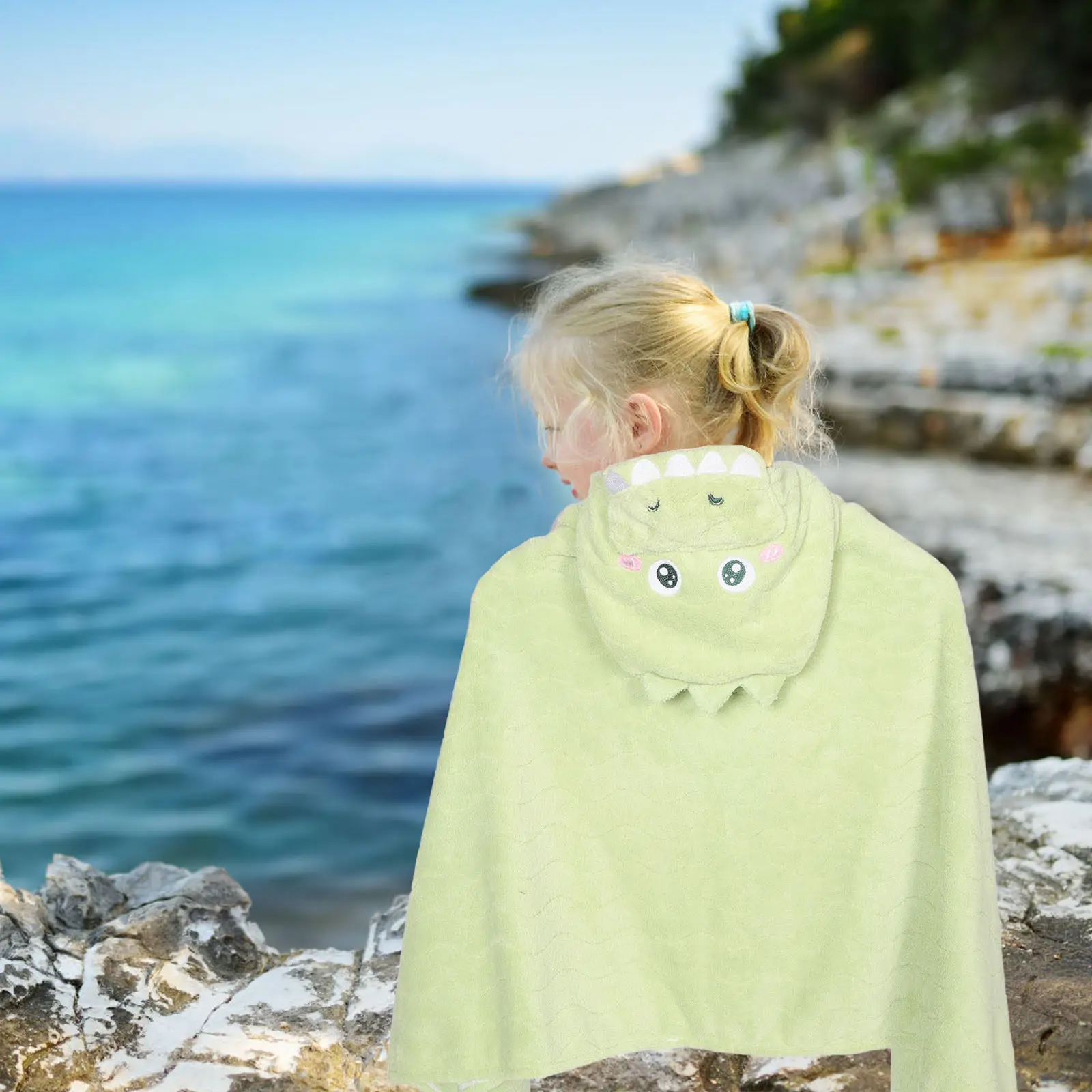 Toddler Hooded Towel Infant Bathrobe Soft Coral Fleece Dinosaur Hood Quick Dry Wearable Beach Bath Blanket for Boys Girls Kids
Toddler Hooded Towel Infant Bathrobe Soft Coral Fleece Dinosaur Hood Quick Dry Wearable Beach Bath Blanket for Boys Girls Kids