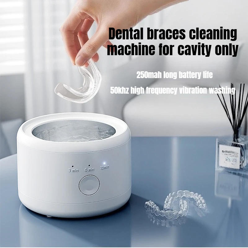 Portable High-Frequency Vibration Denture Cleaner USB Powered for Jewelry Eyeglasses Home Use
Portable High-Frequency Vibration Denture Cleaner USB Powered for Jewelry Eyeglasses Home Use