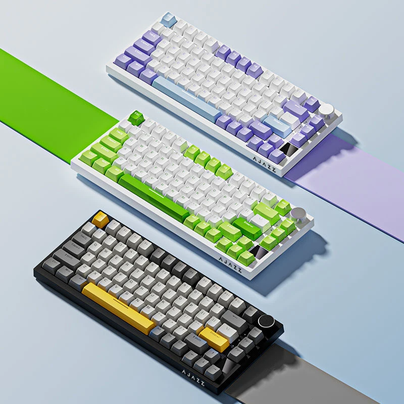 Ajazz AK820Pro 75% прокладка Gaming BT Проводная USB RGB 2,4G Беспроводная механическая клавиатура с экраном
Ajazz AK820Pro 75% прокладка Gaming BT Проводная USB RGB 2,4G Беспроводная механическая клавиатура с экраном