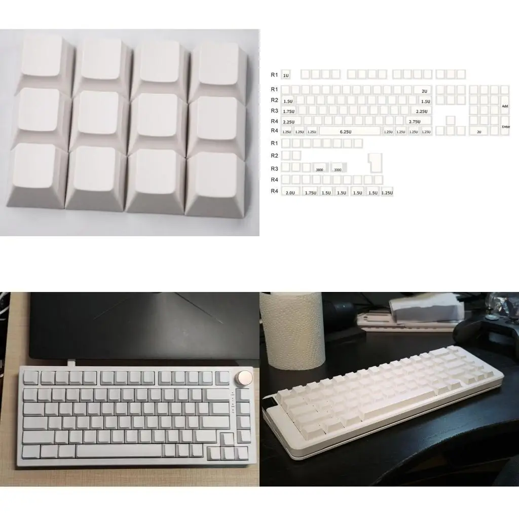 31BA CherryProfile Blank Keycaps Толстый PBT Dyesub для 137Keys Механическая клавиатура Минималистская белая пустая набор клавиш
31BA CherryProfile Blank Keycaps Толстый PBT Dyesub для 137Keys Механическая клавиатура Минималистская белая пустая набор клавиш