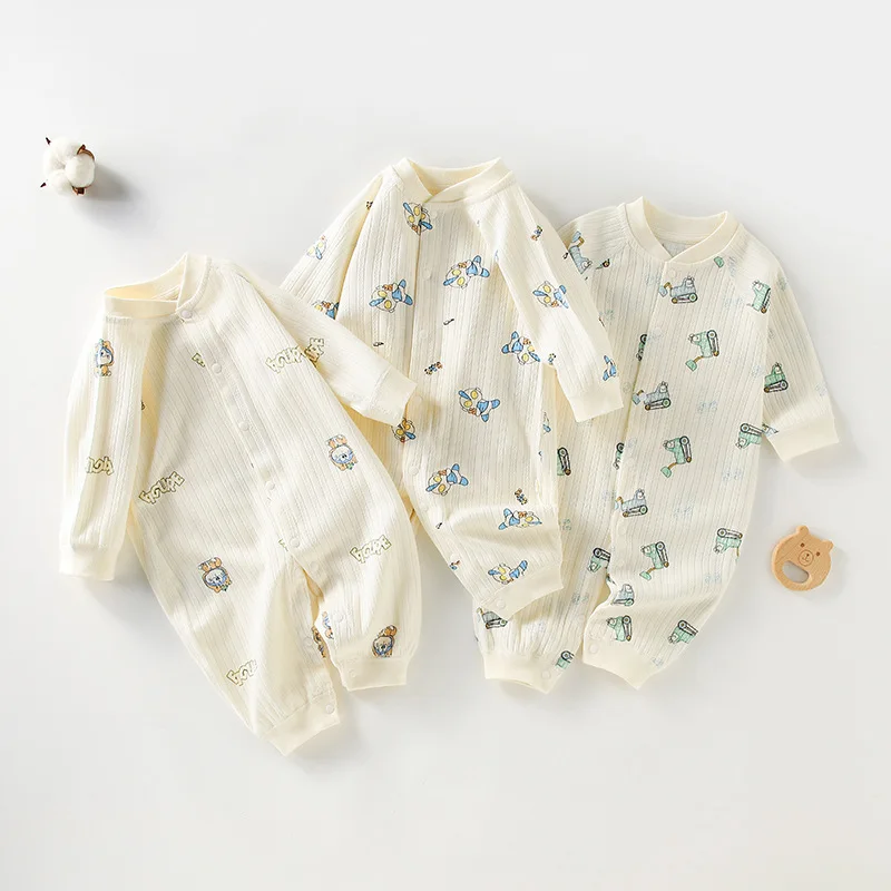 Baby Onesie Spring and Autumn Cotton Boneless Primer Newborn Onesie Baby Clothes
Baby Onesie Spring and Autumn Cotton Boneless Primer Newborn Onesie Baby Clothes