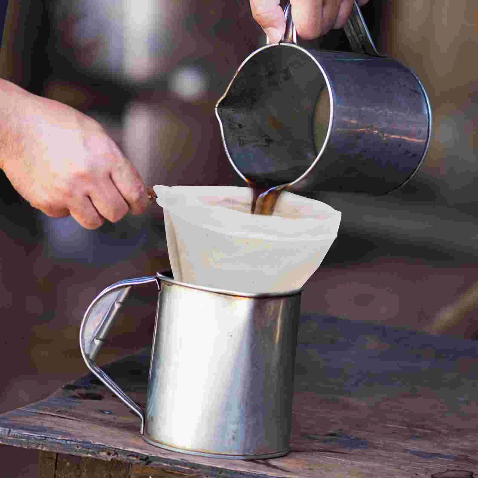 1pc Multi-functional Coffee Strainer Filter Bag Strainer Bag (Assorted Color) Flannel Cloth Coffee Strainer
1pc Multi-functional Coffee Strainer Filter Bag Strainer Bag (Assorted Color) Flannel Cloth Coffee Strainer