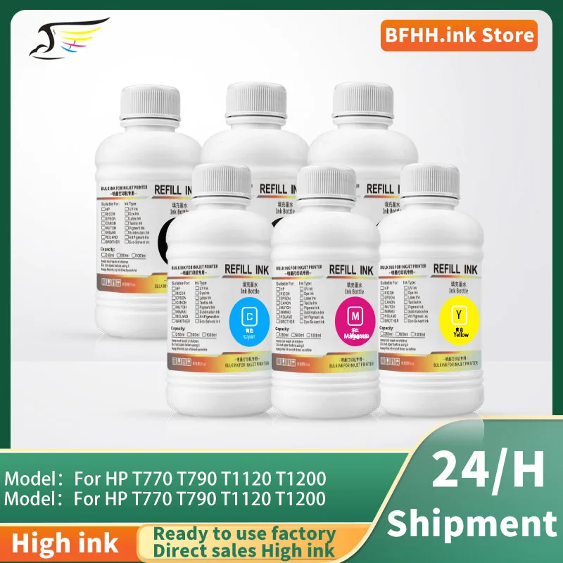 250ML 72 727 728 730 738 746 764 Refill Dye Pigment Ink Kit For HP Designjet T610 T620 T770 T790 T795 T1100 T1120 T1200 T1300
250ML 72 727 728 730 738 746 764 Refill Dye Pigment Ink Kit For HP Designjet T610 T620 T770 T790 T795 T1100 T1120 T1200 T1300