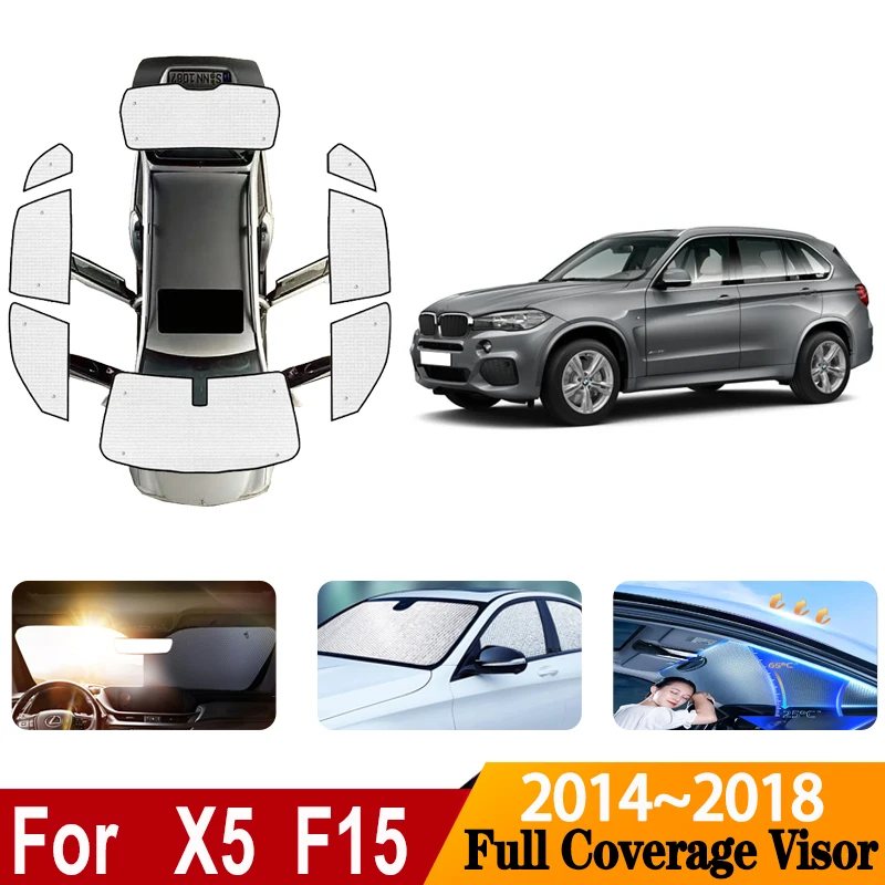 Full Covers Sunshades For BMW X5 F15 2014 ~2018 Car Anti-UV Side Windows Windshields Accessories Sun Protector Auto Accessories
Full Covers Sunshades For BMW X5 F15 2014 ~2018 Car Anti-UV Side Windows Windshields Accessories Sun Protector Auto Accessories