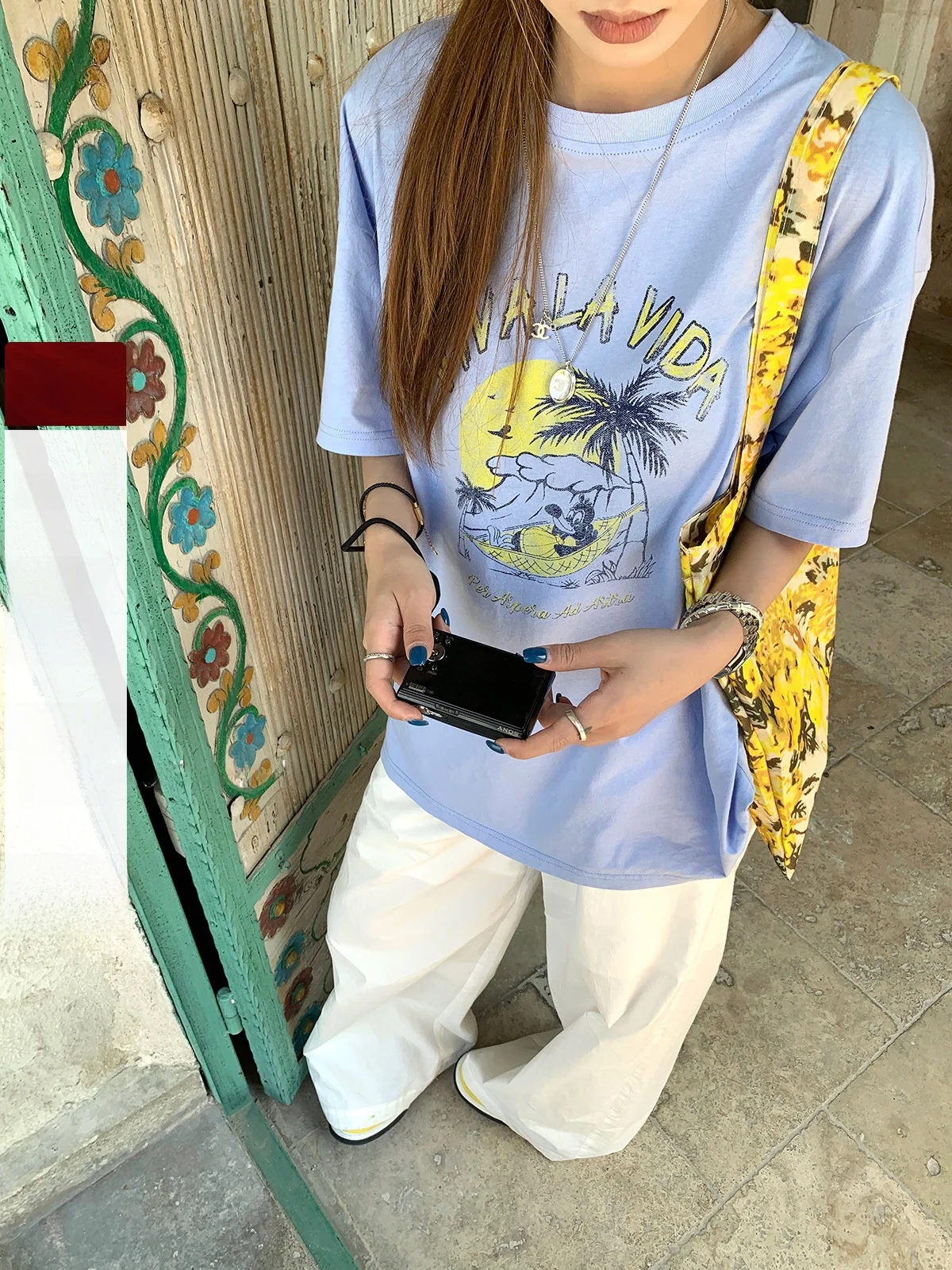 Летняя женская футболка свободного кроя с круглым вырезом и коротким рукавом Xianai No Spice, сине-фиолетовый принт, универсальный хлопковый топ в стиле Lazy Sle
Летняя женская футболка свободного кроя с круглым вырезом и коротким рукавом Xianai No Spice, сине-фиолетовый принт, универсальный хлопковый топ в стиле Lazy Sle