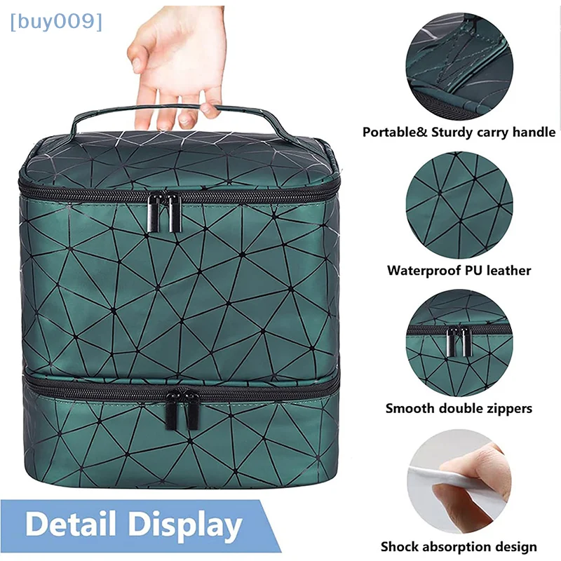 Women's Portable Double-layer Nail Polish Storage Bag Organizer Travel Essential Oil Storage Box Multi-function Storage Bag
Women's Portable Double-layer Nail Polish Storage Bag Organizer Travel Essential Oil Storage Box Multi-function Storage Bag