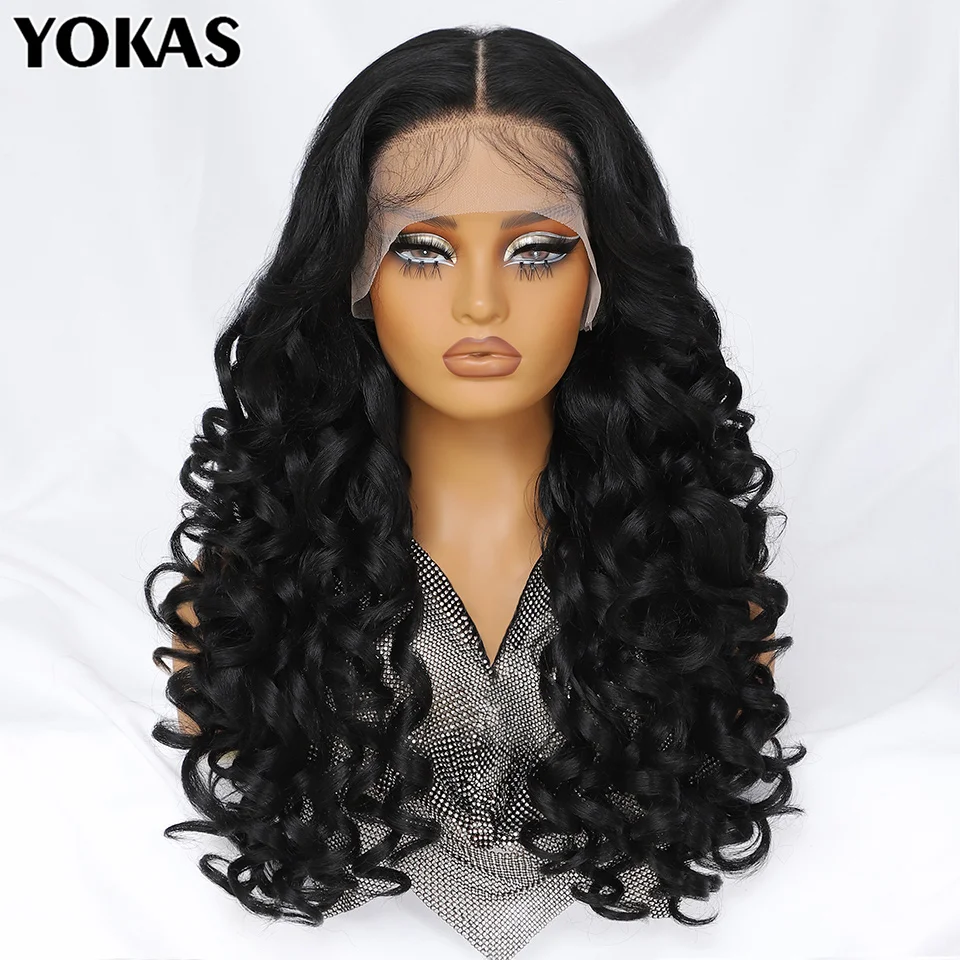 Lace Frontal Wigs Curly Latisha Synthetic 13x6 High Quality Blonde Pink Blue Black White Brown Wig With Baby Hair For Afro Women
Lace Frontal Wigs Curly Latisha Synthetic 13x6 High Quality Blonde Pink Blue Black White Brown Wig With Baby Hair For Afro Women