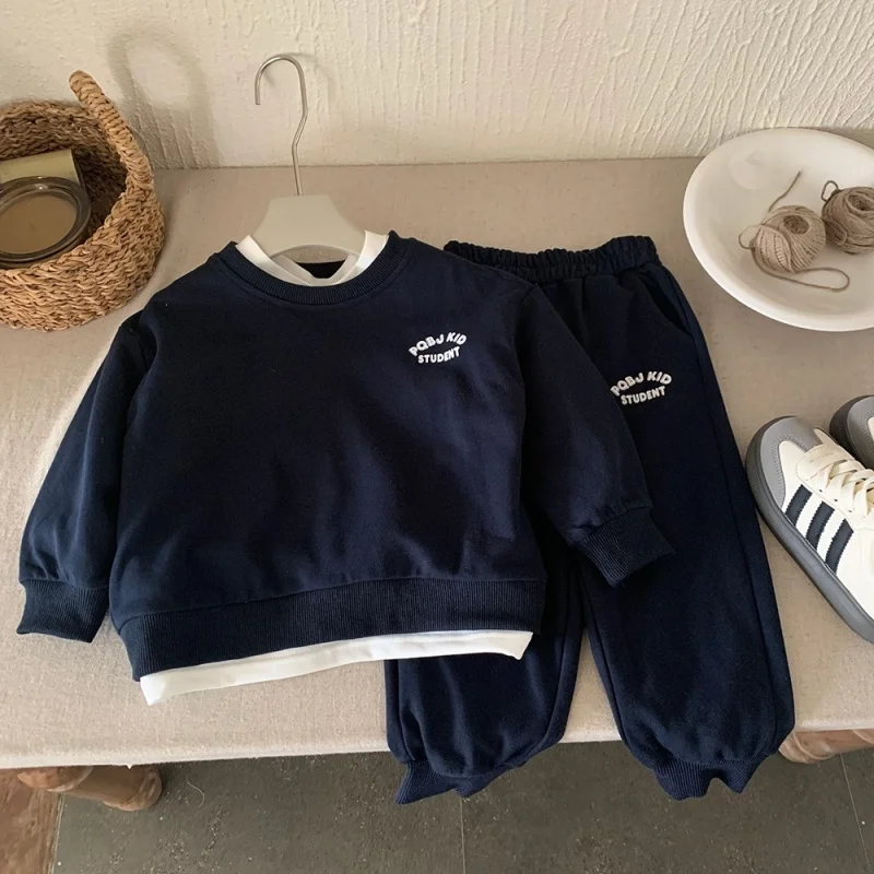 Boys 2025 Top + Pants Two-piece Set of Spring and Autumn New Products Children Children's Top and Bottom Clothes Set KidsOutfits
Boys 2025 Top + Pants Two-piece Set of Spring and Autumn New Products Children Children's Top and Bottom Clothes Set KidsOutfits