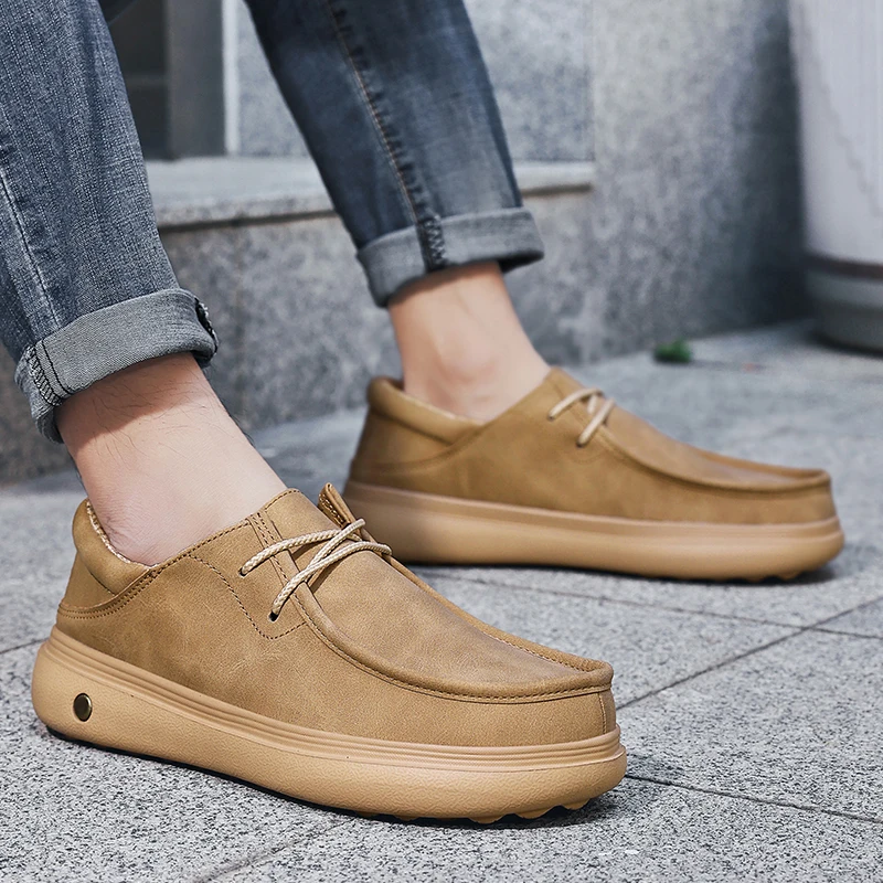 Brand Low Cut Comfortable Flat Bottom Anti Slip Walking Men's Shoes Fashionable Urban Versatile Commuting Business Leather Shoes
Brand Low Cut Comfortable Flat Bottom Anti Slip Walking Men's Shoes Fashionable Urban Versatile Commuting Business Leather Shoes