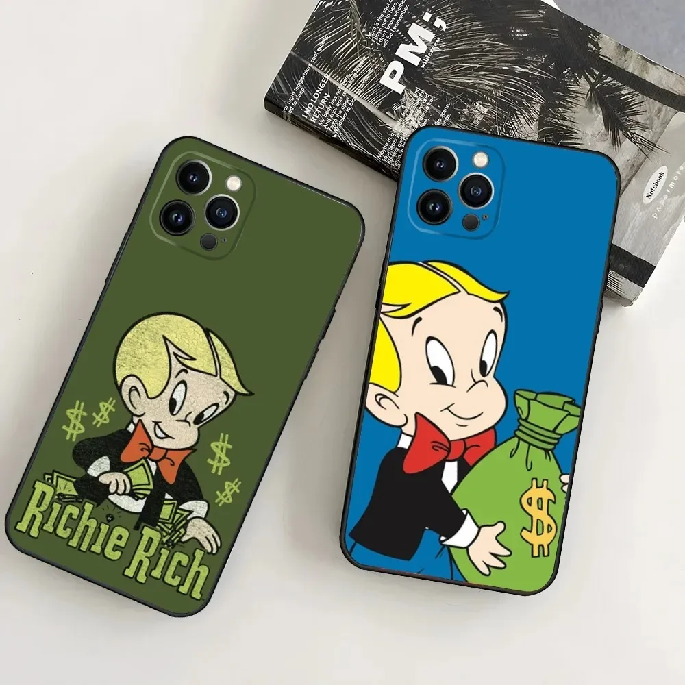 Cute R-Richie Rich Phone Case For iPhone16,15,14,13,12 Mini 11 Pro XR,X,XS,MAX 7,8 Plus Silicone Cover Soft Black
Cute R-Richie Rich Phone Case For iPhone16,15,14,13,12 Mini 11 Pro XR,X,XS,MAX 7,8 Plus Silicone Cover Soft Black