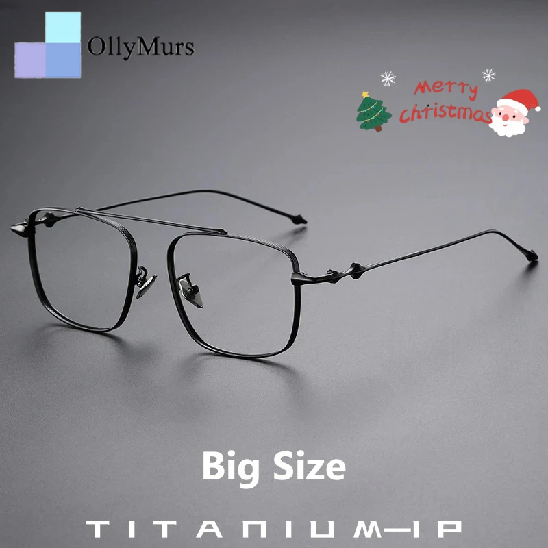 OLLYMURS Ретро пилотные мужские очки по рецепту, сверхлегкая модная оправа из титанового сплава, большой размер, женские очки Optica M1910
OLLYMURS Ретро пилотные мужские очки по рецепту, сверхлегкая модная оправа из титанового сплава, большой размер, женские очки Optica M1910