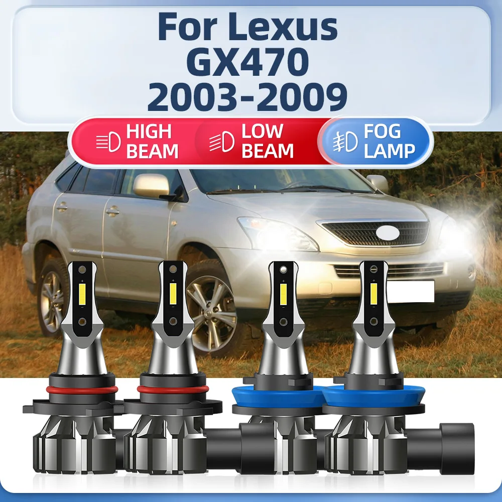 40000LM LED Headlight Bulbs 240W CSP Chips Car Headlamp 12V 6000K White For Lexus GX470 2003 2004 2005 2006 2007 2008 2009
40000LM LED Headlight Bulbs 240W CSP Chips Car Headlamp 12V 6000K White For Lexus GX470 2003 2004 2005 2006 2007 2008 2009