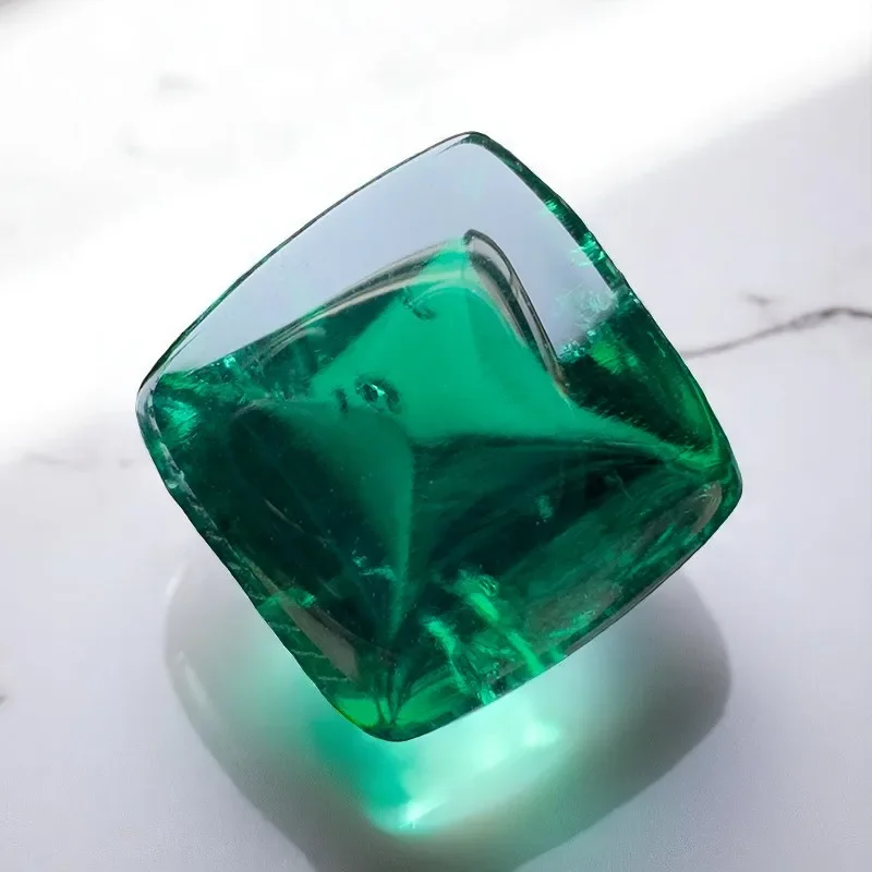 Top Square Cushion Lab Grown Zambian Emeralds Hydrothermal Smooth Surface with Cracks Inclusions Inside Selectable with AGL
Top Square Cushion Lab Grown Zambian Emeralds Hydrothermal Smooth Surface with Cracks Inclusions Inside Selectable with AGL