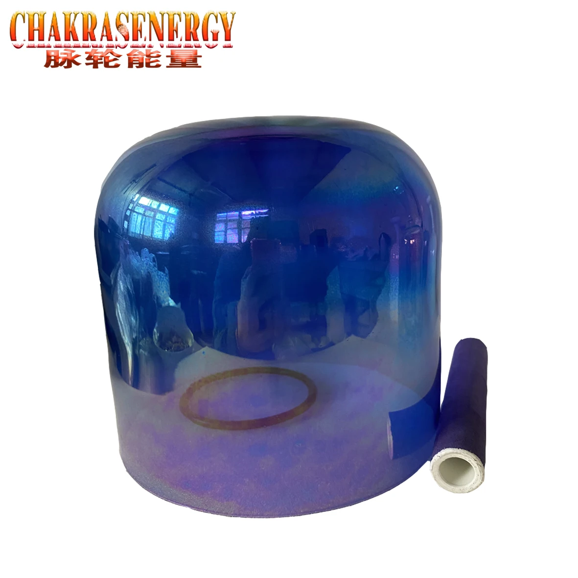 Cosmic blue&purple crystal singing bowl about 7" 432Hz perfect 3rd octave A note Third Eye chakra or A# note Pineal chakra
Cosmic blue&purple crystal singing bowl about 7" 432Hz perfect 3rd octave A note Third Eye chakra or A# note Pineal chakra