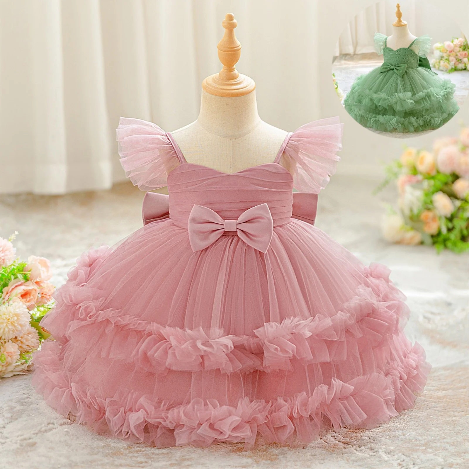 Summer Chidren Girls Elegant Princess Dresses Lace Sleeveless Bow Dress Fashion Bridemaid Dress Kids Girl Party Prom Gown
Summer Chidren Girls Elegant Princess Dresses Lace Sleeveless Bow Dress Fashion Bridemaid Dress Kids Girl Party Prom Gown