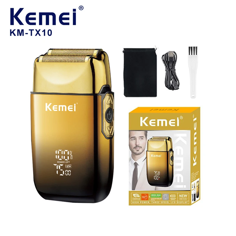 Kemei KM-TX10 Электробритва Триммер для бороды Man Перезаряжаемая бритва для сухой и влажной бритвы с возвратно-поступательным движением Замена безопасного лезвия бритвы
Kemei KM-TX10 Электробритва Триммер для бороды Man Перезаряжаемая бритва для сухой и влажной бритвы с возвратно-поступательным движением Замена безопасного лезвия бритвы