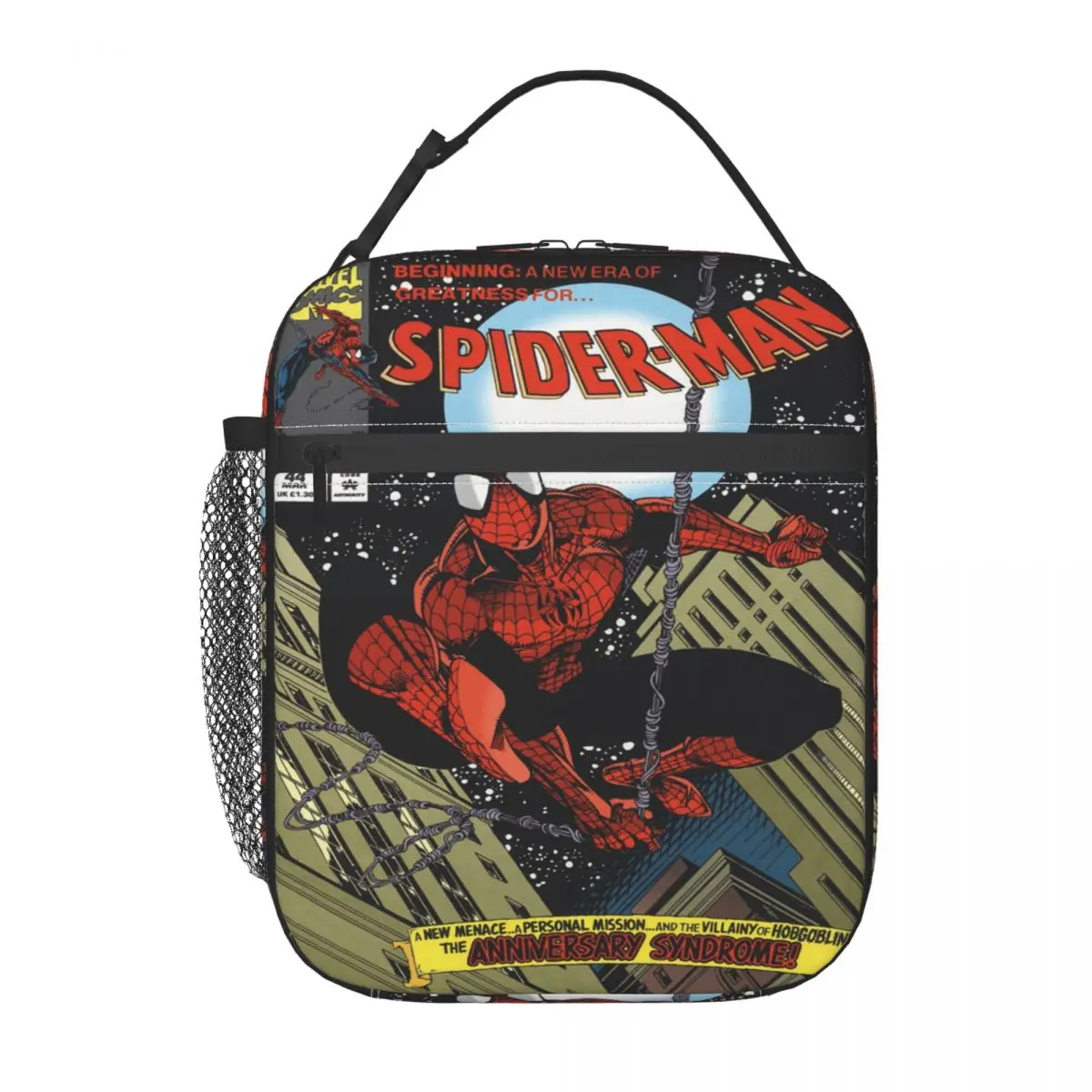 Изолированная сумка для обедов Marvel Spider-Man, подходит для работы и учебы, герметичный и сохраняющий холод контейнер для еды Avengers.
Изолированная сумка для обедов Marvel Spider-Man, подходит для работы и учебы, герметичный и сохраняющий холод контейнер для еды Avengers.