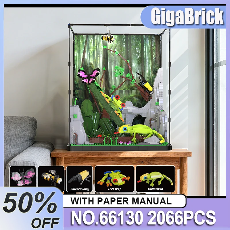 Xbert 66130, набор игрушек из экологического танка с дождевым лесом, оснащенных огнями, лучший рождественский подарок для детей
Xbert 66130, набор игрушек из экологического танка с дождевым лесом, оснащенных огнями, лучший рождественский подарок для детей