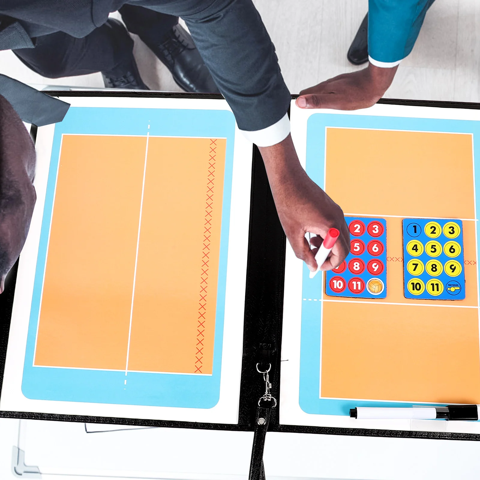 1 комплект, волейбольная тренерская доска, утюг, легкая, прочная, многофункциональная, многоразовая, тренировочная доска для письма с спортивным мячом
1 комплект, волейбольная тренерская доска, утюг, легкая, прочная, многофункциональная, многоразовая, тренировочная доска для письма с спортивным мячом