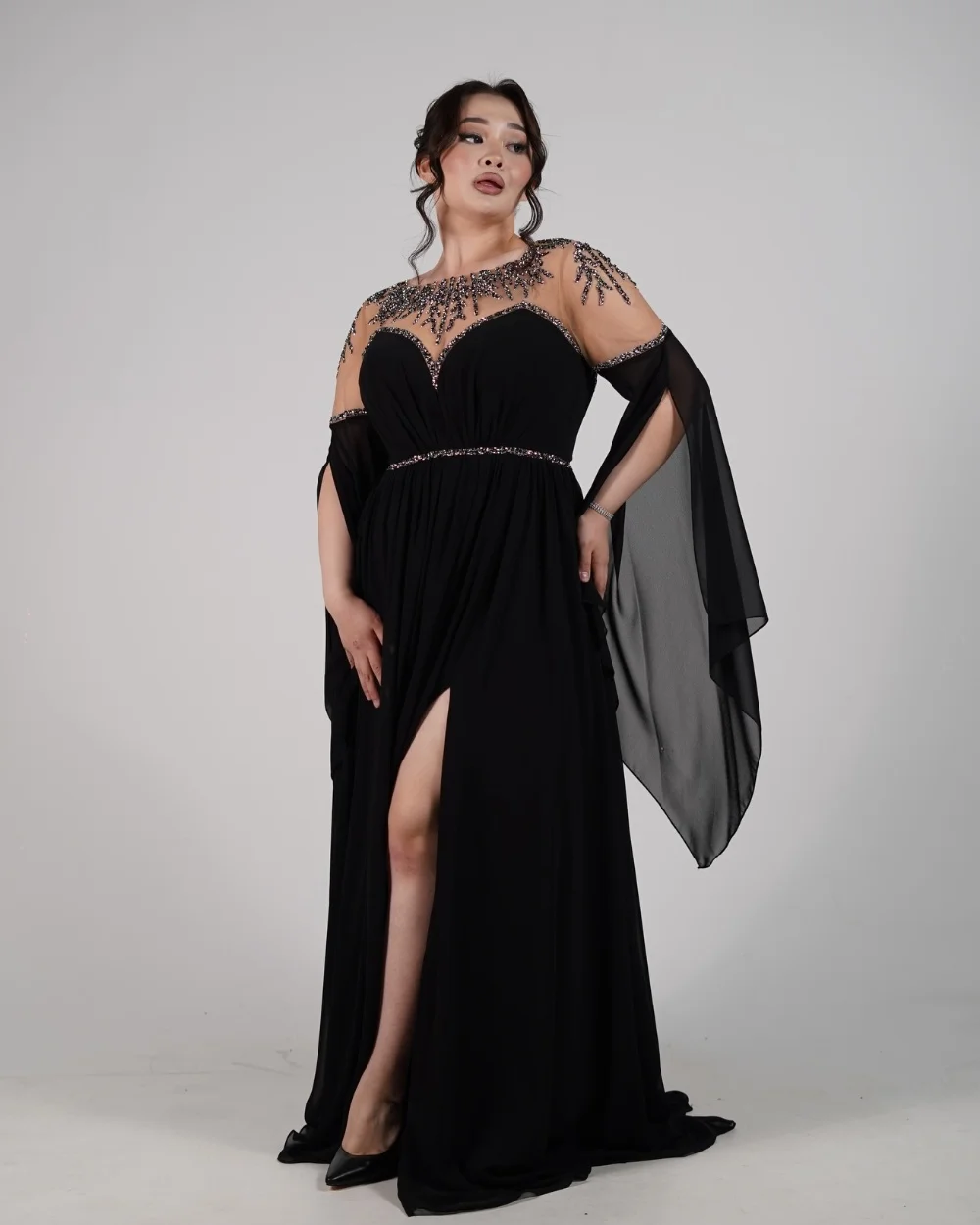 Customized Luxurious Sexy Chiffon Beading Sequined Backless A-line Scoop Neck Long Dresses Evening Dresses for Woman Fashion
Customized Luxurious Sexy Chiffon Beading Sequined Backless A-line Scoop Neck Long Dresses Evening Dresses for Woman Fashion