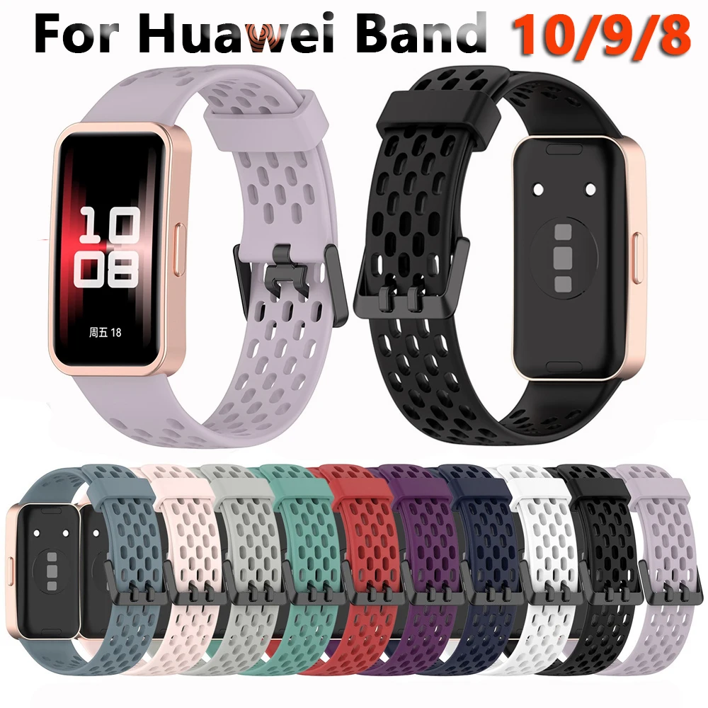 Silicone Strap for Huawei Band 10/9/8 New Smart Watch Replacement Bracelet Buckle Accessories Breathable Cave style Watchband
Silicone Strap for Huawei Band 10/9/8 New Smart Watch Replacement Bracelet Buckle Accessories Breathable Cave style Watchband