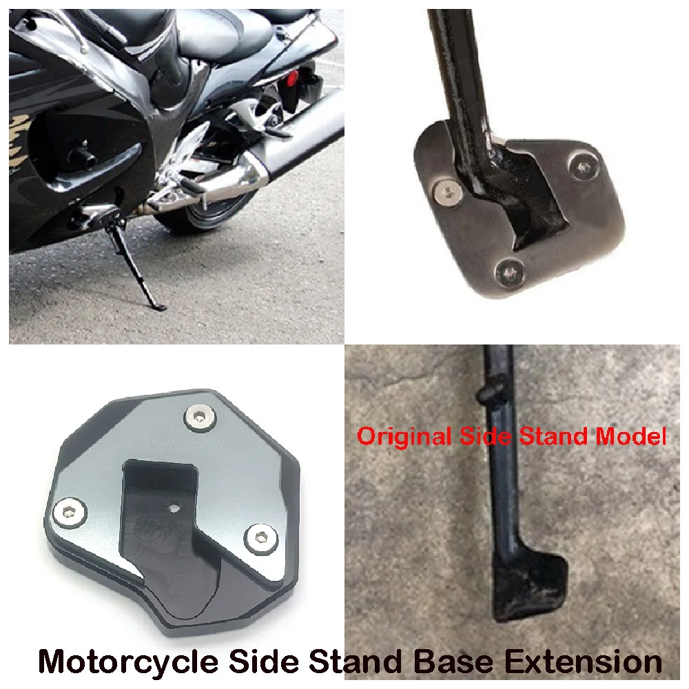 Fits for Suzuki HAYABUSA GSX1300R GSX 1300R ABS GSX-R1300 2008-2021 Motorcycle Side Stand Foot Enlarger Extender Base Extension
Fits for Suzuki HAYABUSA GSX1300R GSX 1300R ABS GSX-R1300 2008-2021 Motorcycle Side Stand Foot Enlarger Extender Base Extension