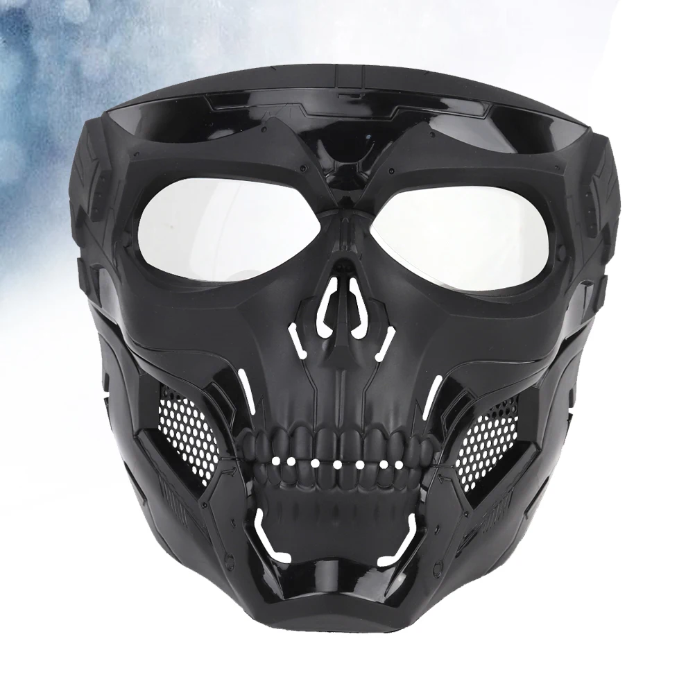 1PC Tactical Skull Mask Full Face Halloween Mask for CS Game Survival Cosplay Costume Party Protection Black
1PC Tactical Skull Mask Full Face Halloween Mask for CS Game Survival Cosplay Costume Party Protection Black