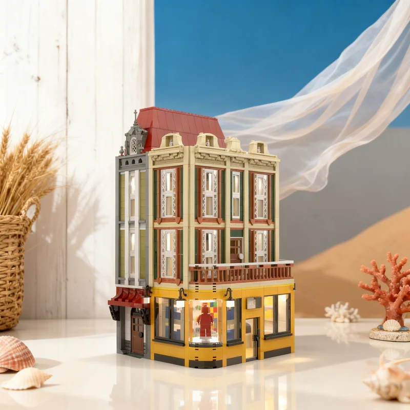2203pcs MOC Store Modular Streetscape Model Building blocks Construction toy Assemble Christmas gift creative DIY idea
2203pcs MOC Store Modular Streetscape Model Building blocks Construction toy Assemble Christmas gift creative DIY idea