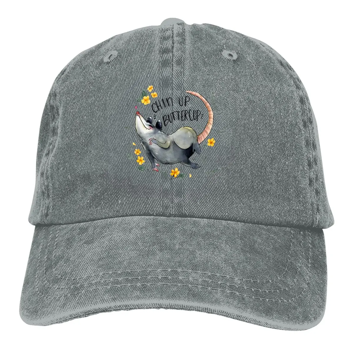 Pure Color Dad Hats Chin Up Buttercup Women's Hat Sun Visor Baseball Caps Cute Opossum Peaked Cap
Pure Color Dad Hats Chin Up Buttercup Women's Hat Sun Visor Baseball Caps Cute Opossum Peaked Cap