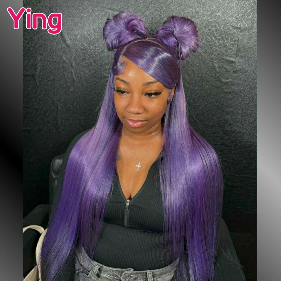 Ying 200% Duck Purple Colored 13x6 Lace Front Wig Human Hair Bone Straight 13x4 Lace Frontal Wig PrePlucked With Baby Hair
Ying 200% Duck Purple Colored 13x6 Lace Front Wig Human Hair Bone Straight 13x4 Lace Frontal Wig PrePlucked With Baby Hair