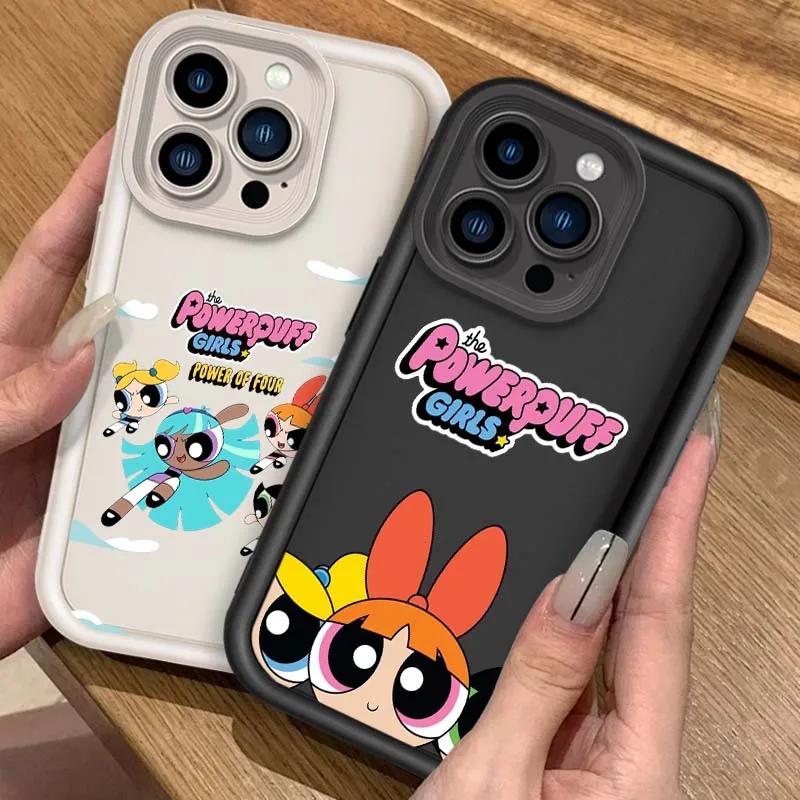 Cute Cartoon Powerpuffs Girl For Apple iPhone 16 15 14 13 12 11 Pro Max Plus Eye Ladder Soft TPU Silicone Cover Phone Case
Cute Cartoon Powerpuffs Girl For Apple iPhone 16 15 14 13 12 11 Pro Max Plus Eye Ladder Soft TPU Silicone Cover Phone Case