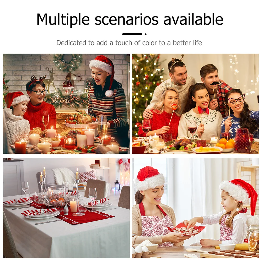 8 Pcs for Mats Christmas Plate Decorations Heat Resistance Table Placemats Insulated 
8 Pcs for Mats Christmas Plate Decorations Heat Resistance Table Placemats Insulated