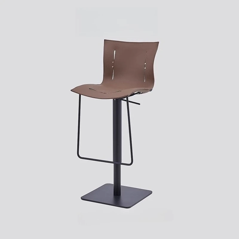 Luxury Italian Bar Stool Adjustable Height Modern Designer Saddle Leather Counter Stool for Home
Luxury Italian Bar Stool Adjustable Height Modern Designer Saddle Leather Counter Stool for Home