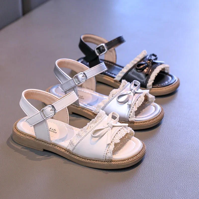 Little Girl Sandal Sweet Summer New Children Princess Causal Shoes Elegant Ruffled Edge Kids Fashion Wedding Party Flat Sandals
Little Girl Sandal Sweet Summer New Children Princess Causal Shoes Elegant Ruffled Edge Kids Fashion Wedding Party Flat Sandals