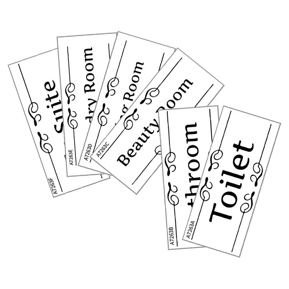 6 pcs Door Sticker Identifier Pvc Bathroom Toilet Decal For Home Restroom Sign Adhesive Door Decals Decorative Home Decoration
6 pcs Door Sticker Identifier Pvc Bathroom Toilet Decal For Home Restroom Sign Adhesive Door Decals Decorative Home Decoration