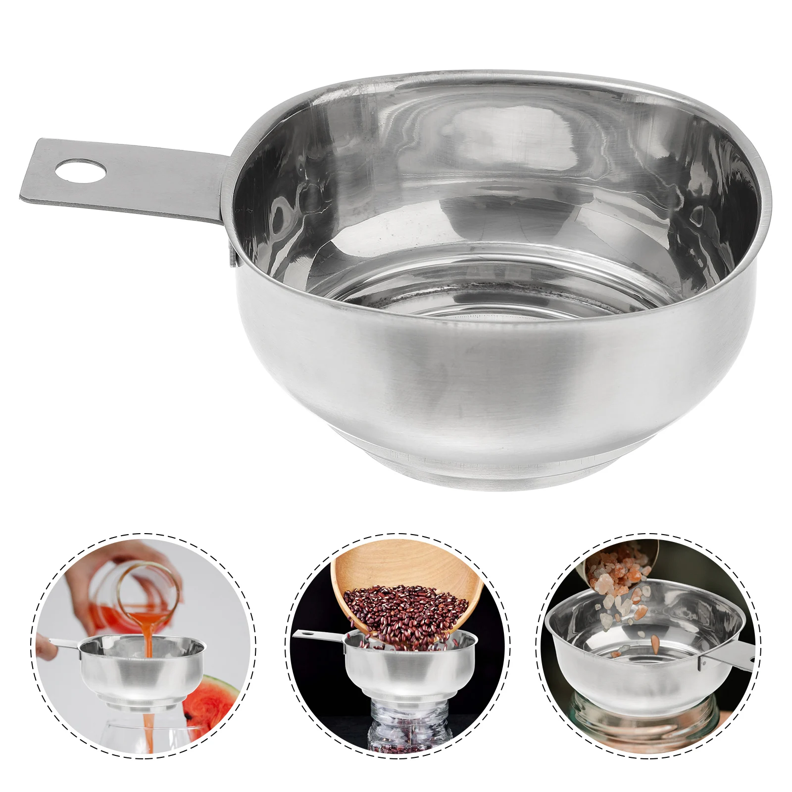 Stainless Steel Funnel Canning Wide Mouth Large Kitchen Filter Jar Funnels Use Oil Bulk with
Stainless Steel Funnel Canning Wide Mouth Large Kitchen Filter Jar Funnels Use Oil Bulk with