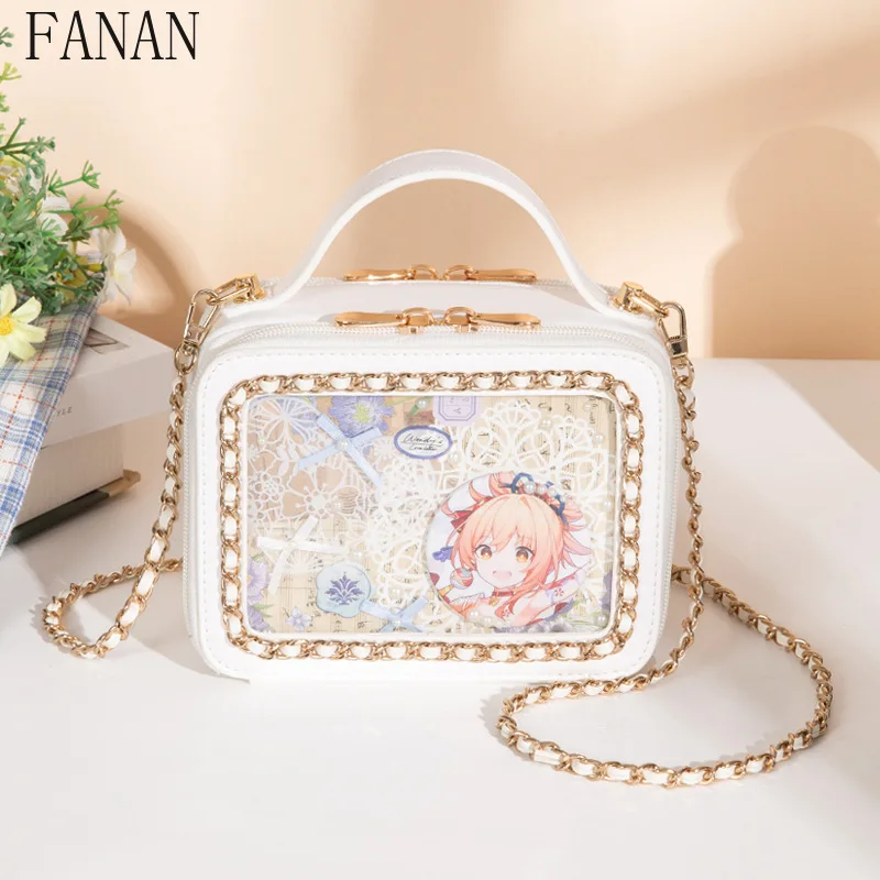 Casual Handbags Chain Fashion Sweet Crossbody Shoulder Messenger Bags Spring Autumn Portable Square Top-Handle Bag for Lady
Casual Handbags Chain Fashion Sweet Crossbody Shoulder Messenger Bags Spring Autumn Portable Square Top-Handle Bag for Lady