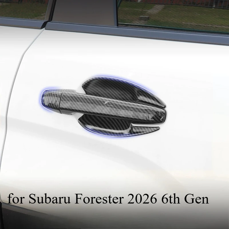 Carbon Fiber Door Handle Bowl Cover for Subaru Forester 2026 6th Gen Scratch-Protection Film, Interior/Exterior Door Cup Guard
Carbon Fiber Door Handle Bowl Cover for Subaru Forester 2026 6th Gen Scratch-Protection Film, Interior/Exterior Door Cup Guard