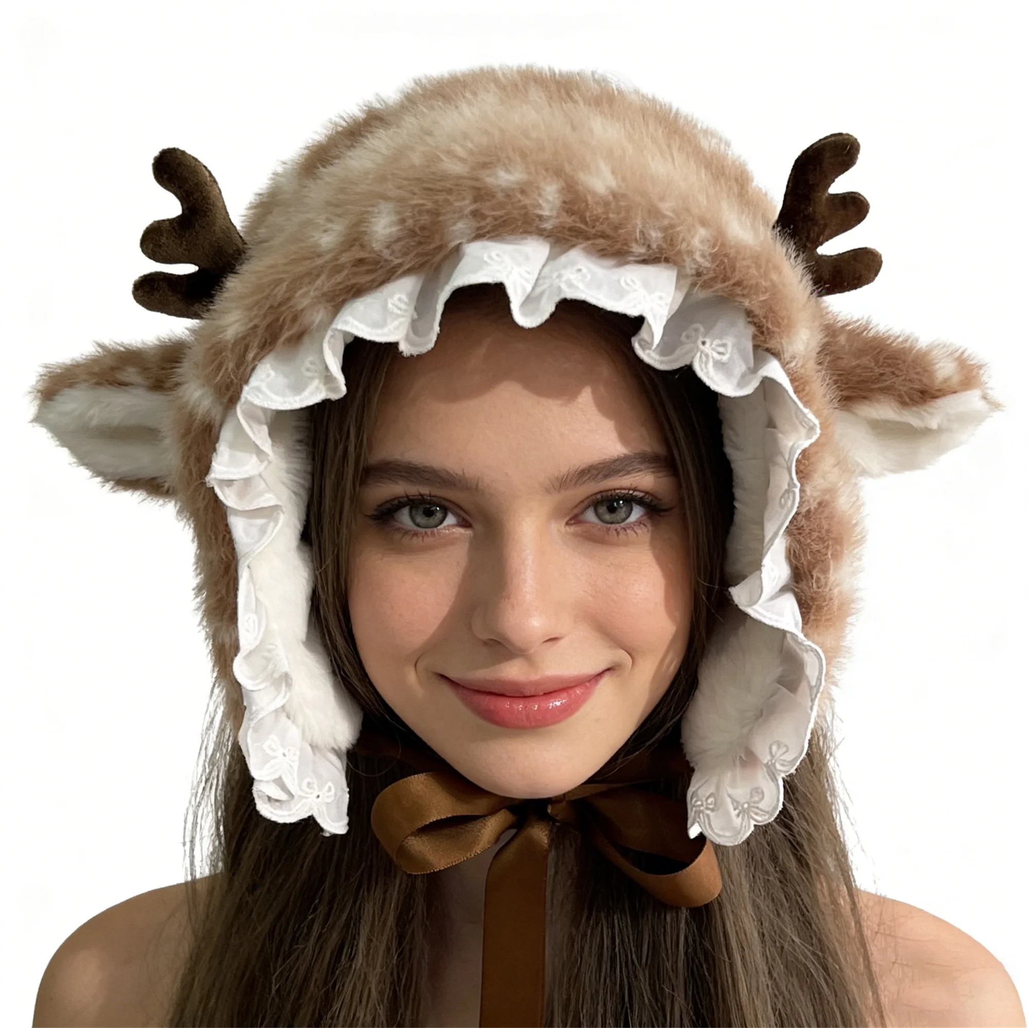 Adorable Plush Antler Headband for Women Young Girls Cute Furry Lace Embroidery Earmuffs
Adorable Plush Antler Headband for Women Young Girls Cute Furry Lace Embroidery Earmuffs