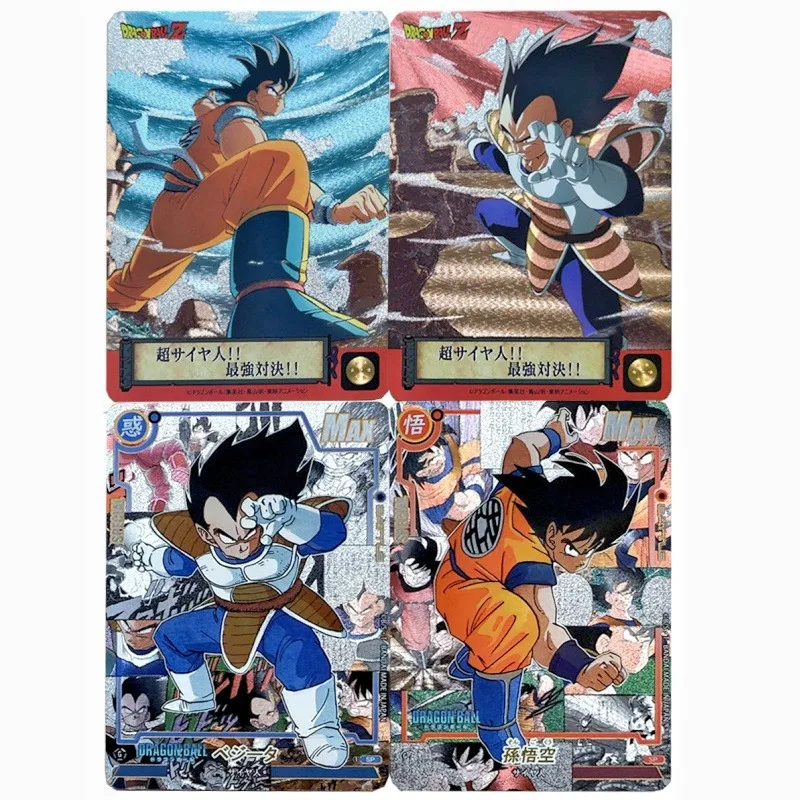 Dragon Ball Bold Flash Vegeta Son Goku Strongest Showdown Game Collection Card TCG Comic Cover Hot Stamping Anime Card Toy Gift
Dragon Ball Bold Flash Vegeta Son Goku Strongest Showdown Game Collection Card TCG Comic Cover Hot Stamping Anime Card Toy Gift