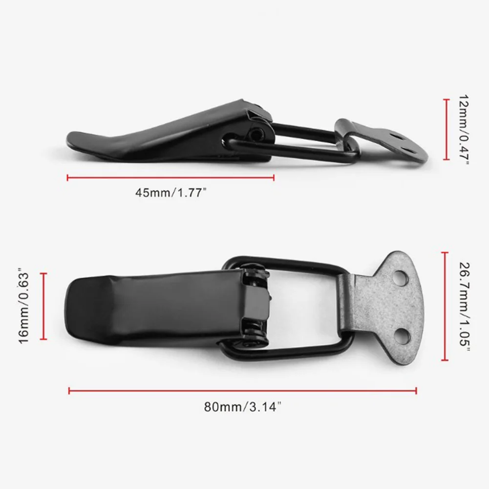 Add a Personalized Touch to Your Car While Ensuring Safety with 2Pcs Bumper Security Hook Lock Clip Kit Black Iron Material
Add a Personalized Touch to Your Car While Ensuring Safety with 2Pcs Bumper Security Hook Lock Clip Kit Black Iron Material