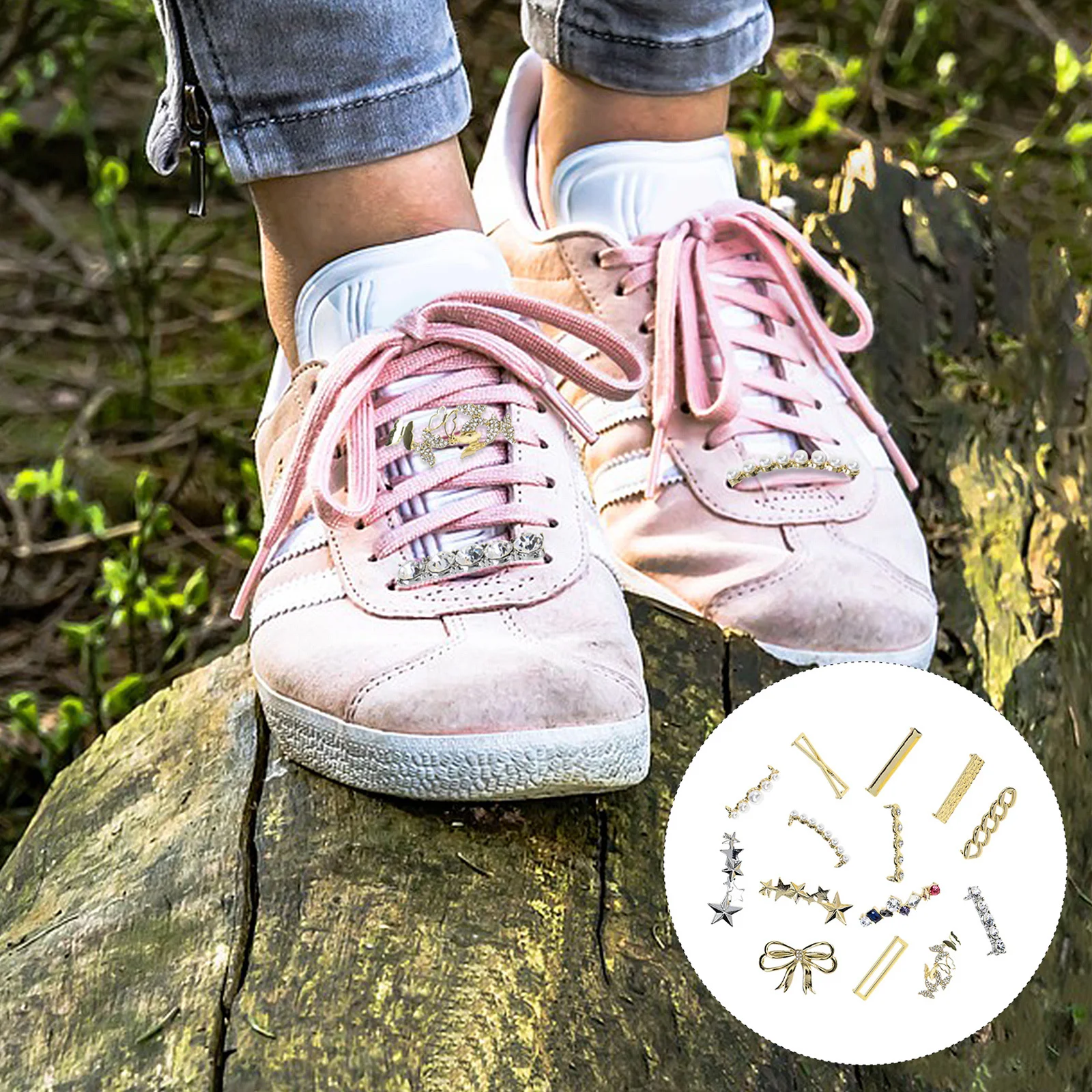 14Pcs Pearl Shoe Accessory Stylish Rhinestones Shoelace Clips for Women's Shoe Decoration Shoelace Charms Women Shoes Decor
14Pcs Pearl Shoe Accessory Stylish Rhinestones Shoelace Clips for Women's Shoe Decoration Shoelace Charms Women Shoes Decor