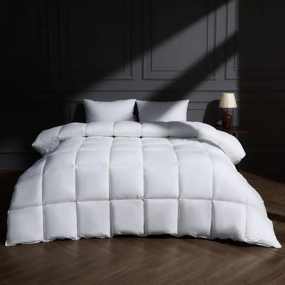 Goose eather Down iber Comorter ull/Queen Size, Lightweight 100% Cotton Duvet Insert Medium Warmth, Cloud Sot Hotel Luxury Colle
Goose eather Down iber Comorter ull/Queen Size, Lightweight 100% Cotton Duvet Insert Medium Warmth, Cloud Sot Hotel Luxury Colle