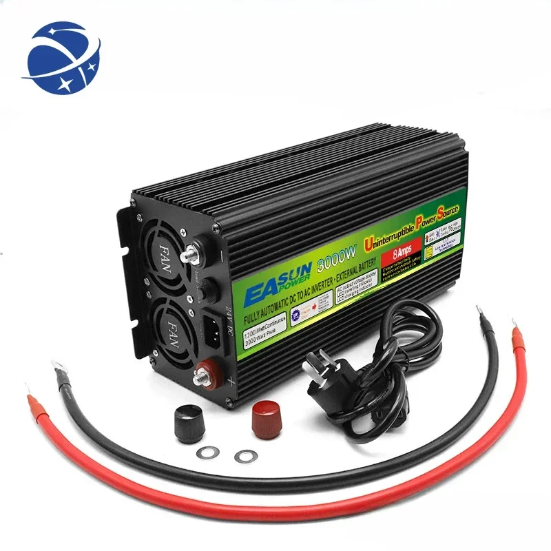 YYHC Inverter 4000W 3000W Sine Wave Car Inverter UPS DC 12V 24V To AC 220V 5V 3 Phase Charging Converter Charge For The Battery
YYHC Inverter 4000W 3000W Sine Wave Car Inverter UPS DC 12V 24V To AC 220V 5V 3 Phase Charging Converter Charge For The Battery