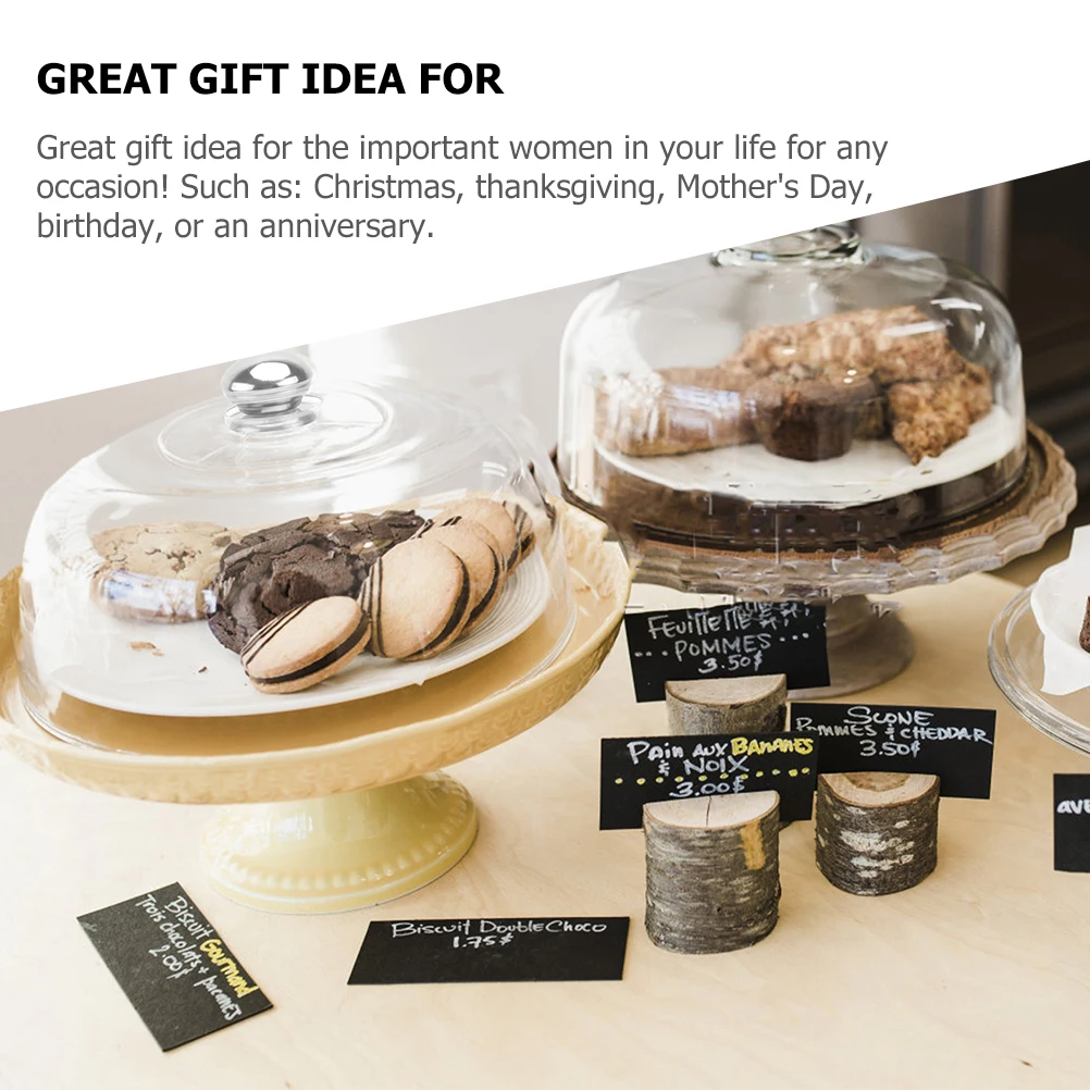 2Pcs Stylish Clear Cake Dome with Handle Cover for All Occasions Cake Dome Cover Food Covers for Outside
2Pcs Stylish Clear Cake Dome with Handle Cover for All Occasions Cake Dome Cover Food Covers for Outside