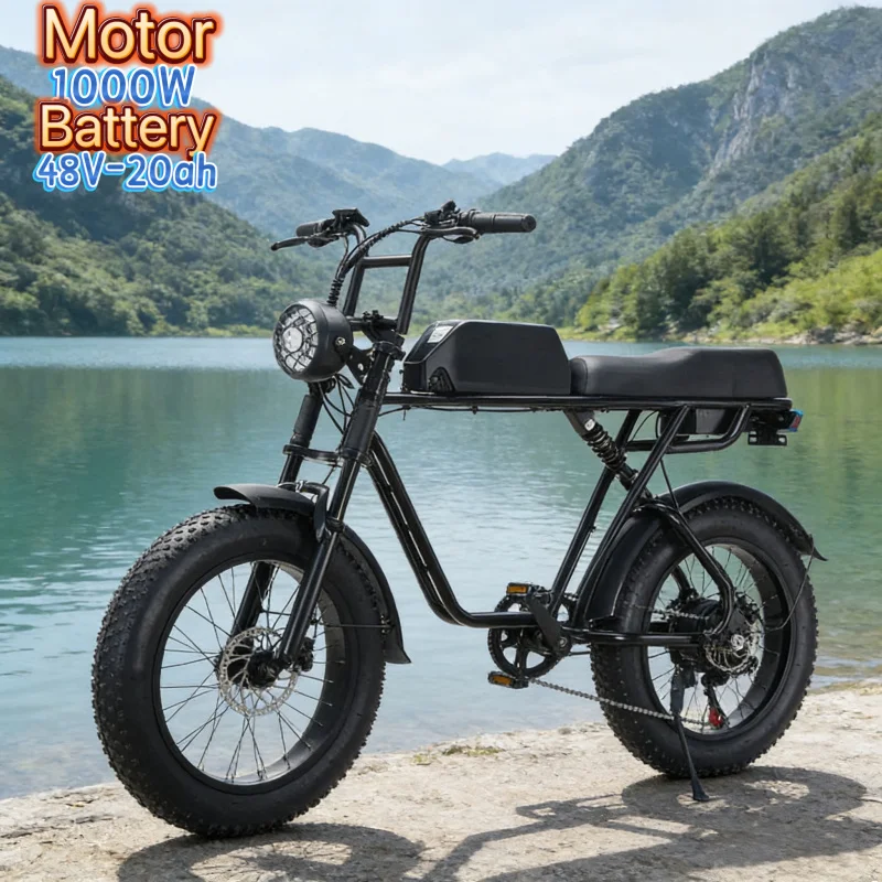 48V20AH outdoor off-road mountain electric bicycle 1000W high power beach and snow electric city bicycle Ebike 20*4.0 fat tire
48V20AH outdoor off-road mountain electric bicycle 1000W high power beach and snow electric city bicycle Ebike 20*4.0 fat tire