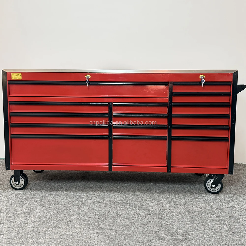 Garage Rolling Lockable Metal Cabinet 5-Drawer OBM/OEM Option 300kg Load Capacity Modern Design Mobile Utility Cart Keyed
Garage Rolling Lockable Metal Cabinet 5-Drawer OBM/OEM Option 300kg Load Capacity Modern Design Mobile Utility Cart Keyed